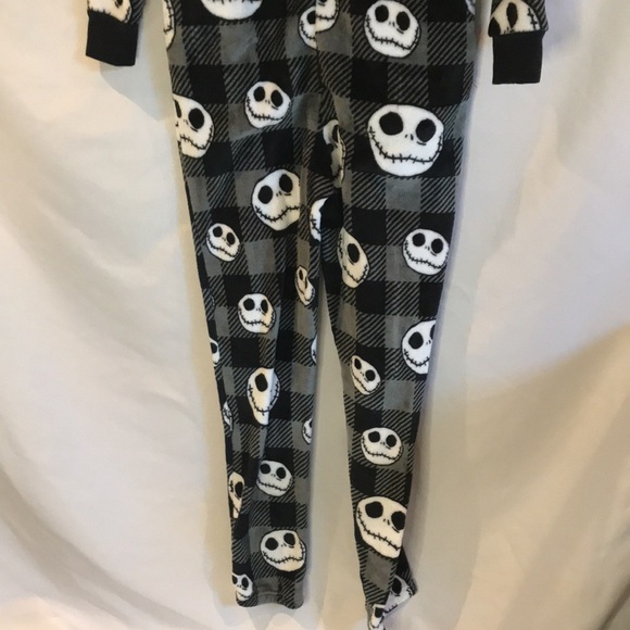Disney the Nightmare before Christmas Jack Skeleton one piece jumpsuit Sz 4/6 - Picture 6 of 14